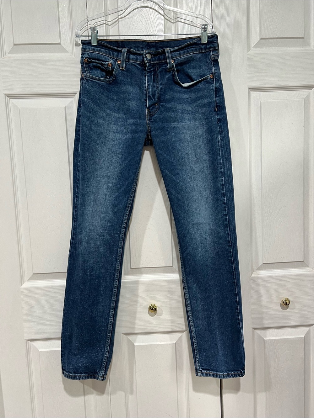 💙 Levi’s 511 Men’s Straight Blue Denim Jeans - 33 x 32 (01465)